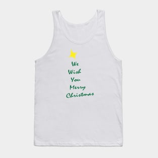 We Wish You Merry Christmas Tank Top